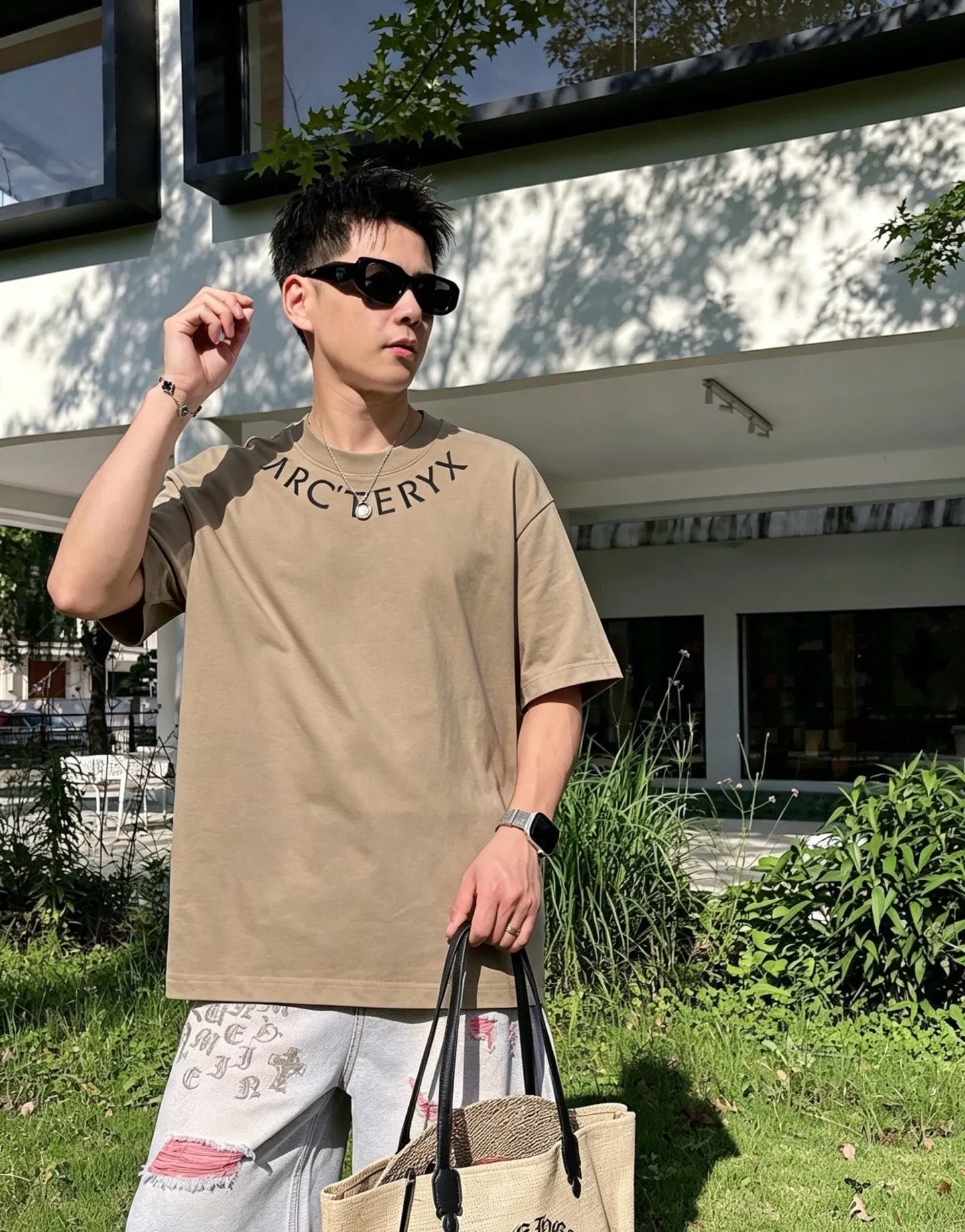 Arc～ logo 《 》 ， ， Same Style， : Black White Coffee Brown Size：S（90-130 ） M（125-150 ） L（135-165 ） XL（160-190 ） XXL（185 ）
